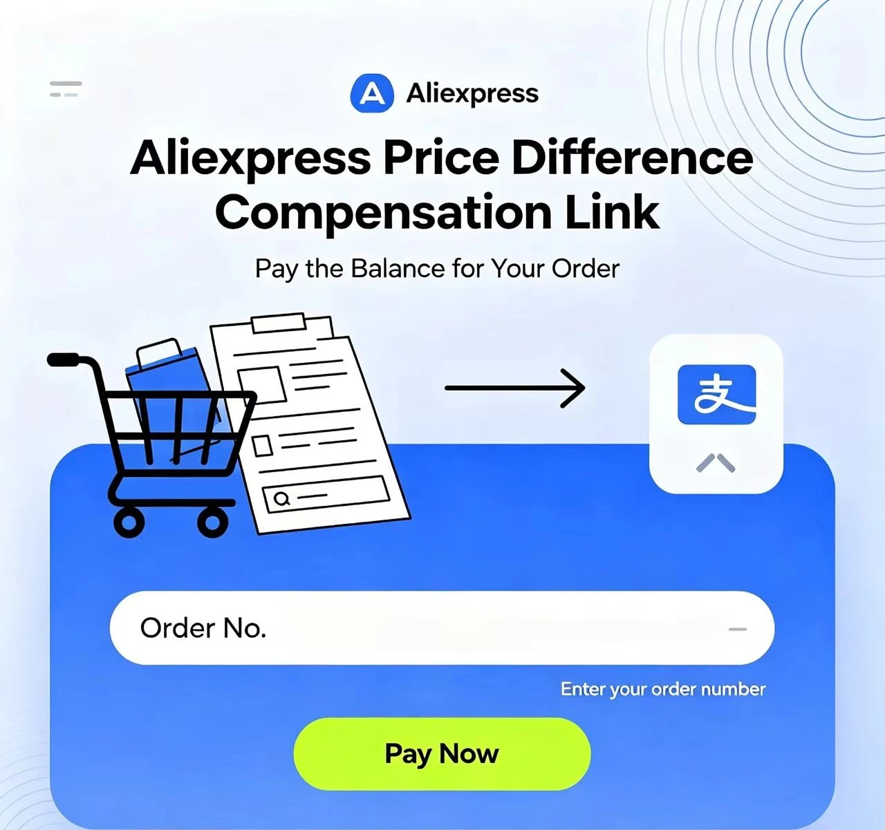 Diferença de Preço do Produto / Pagamento de Custo Adicional do Item