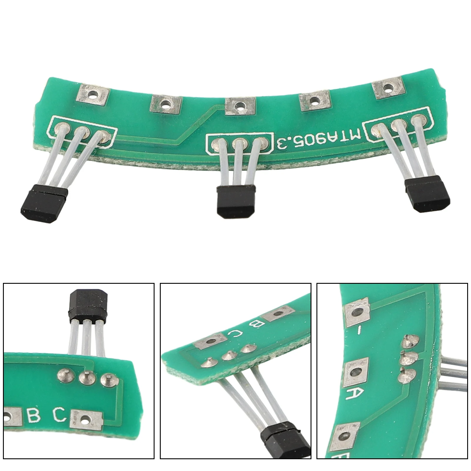 Premium 2-Wheel E-Bike Hall PCB Sensor Lightweight 10g Green Circuit Board For 500-2000W Motors Electric Vehicle Component