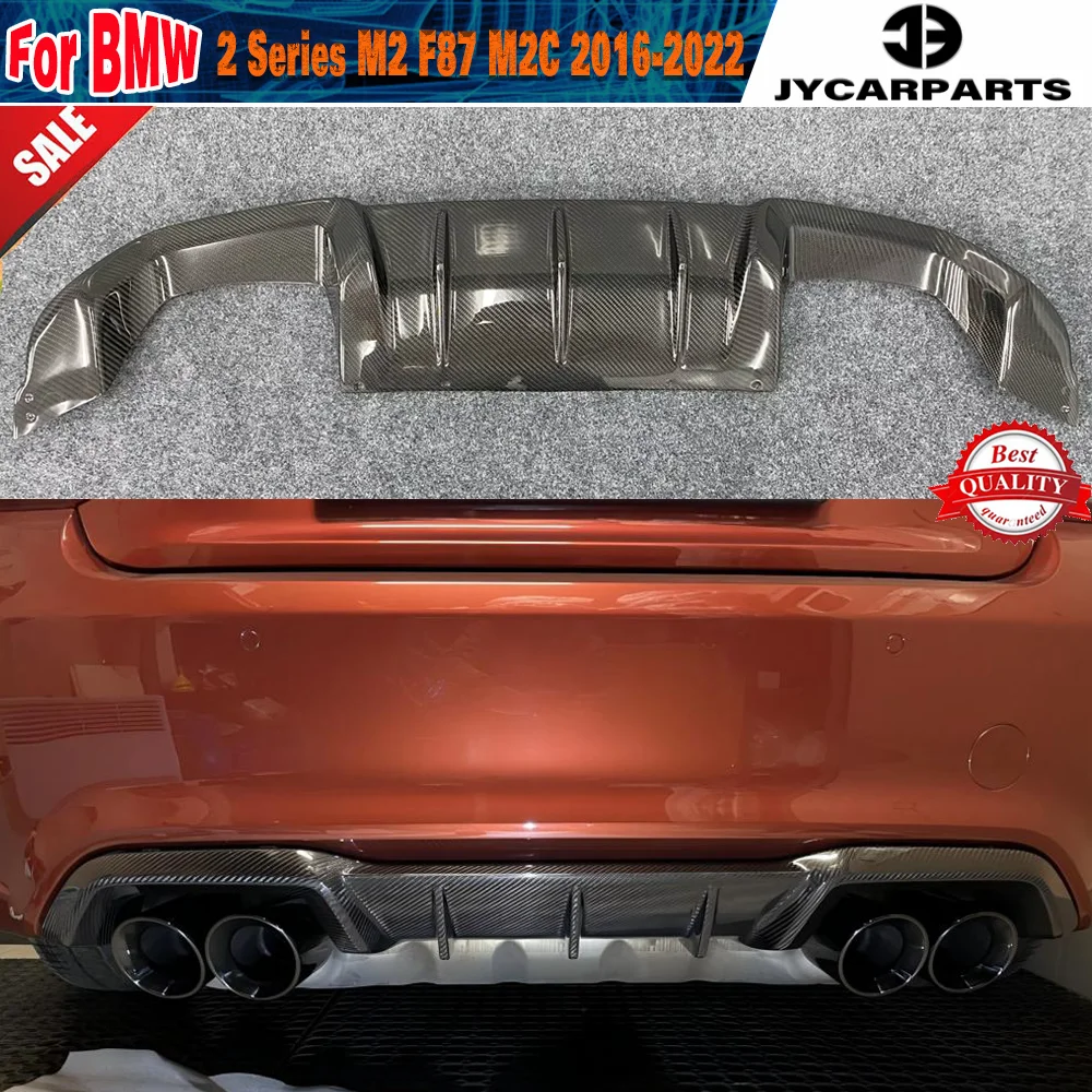 

Rear High Quality Carbon Fiber Bumper Diffuser Lip For BMW F87 M2 M2 Coupe 2 Door 2016-2022 MP Style Spoiler Plate Splitter Kit