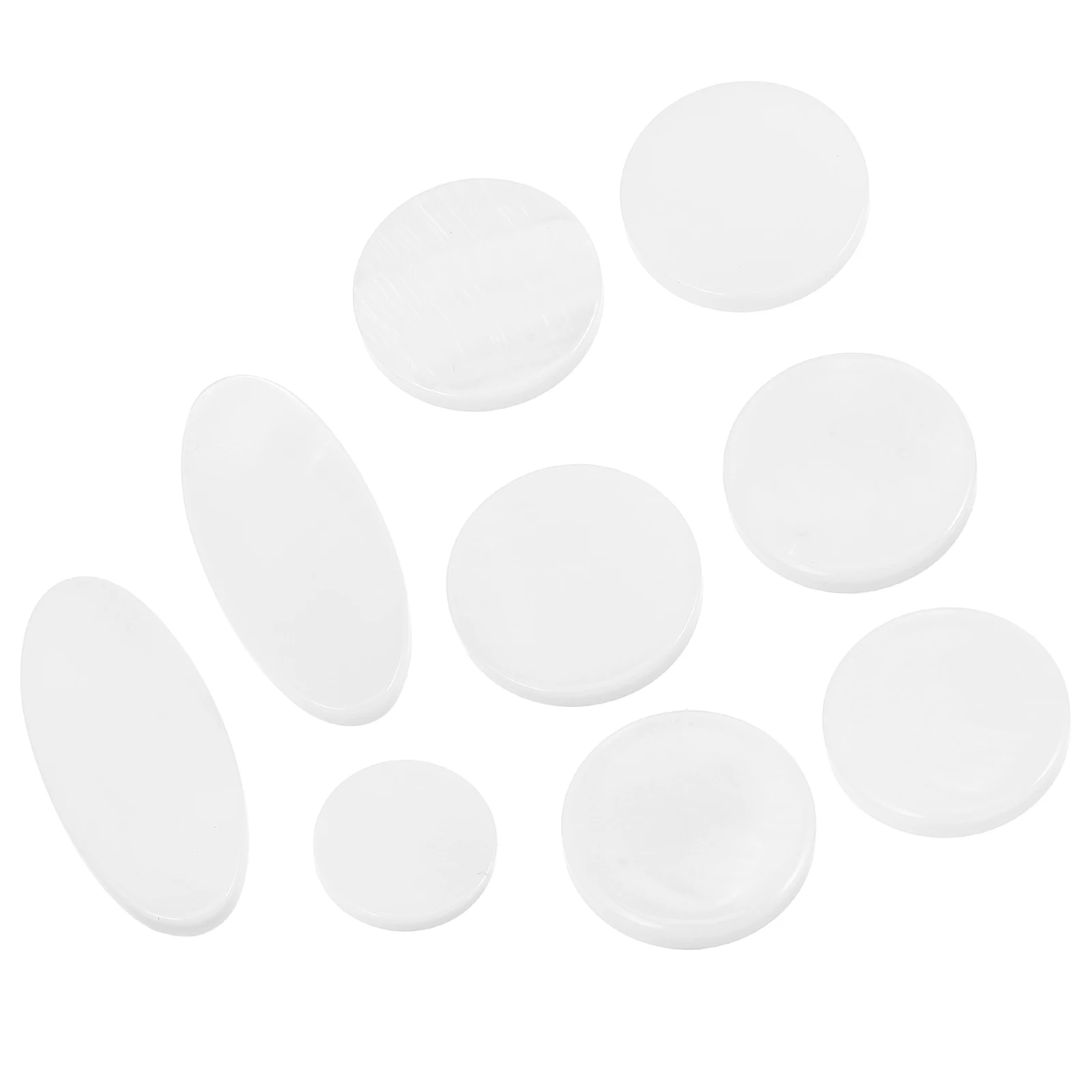 

9 Pcs Saxophone Button Buckle Alto Key Buttons Instrument Attachments Parts White Shell Components Accessories Inlays