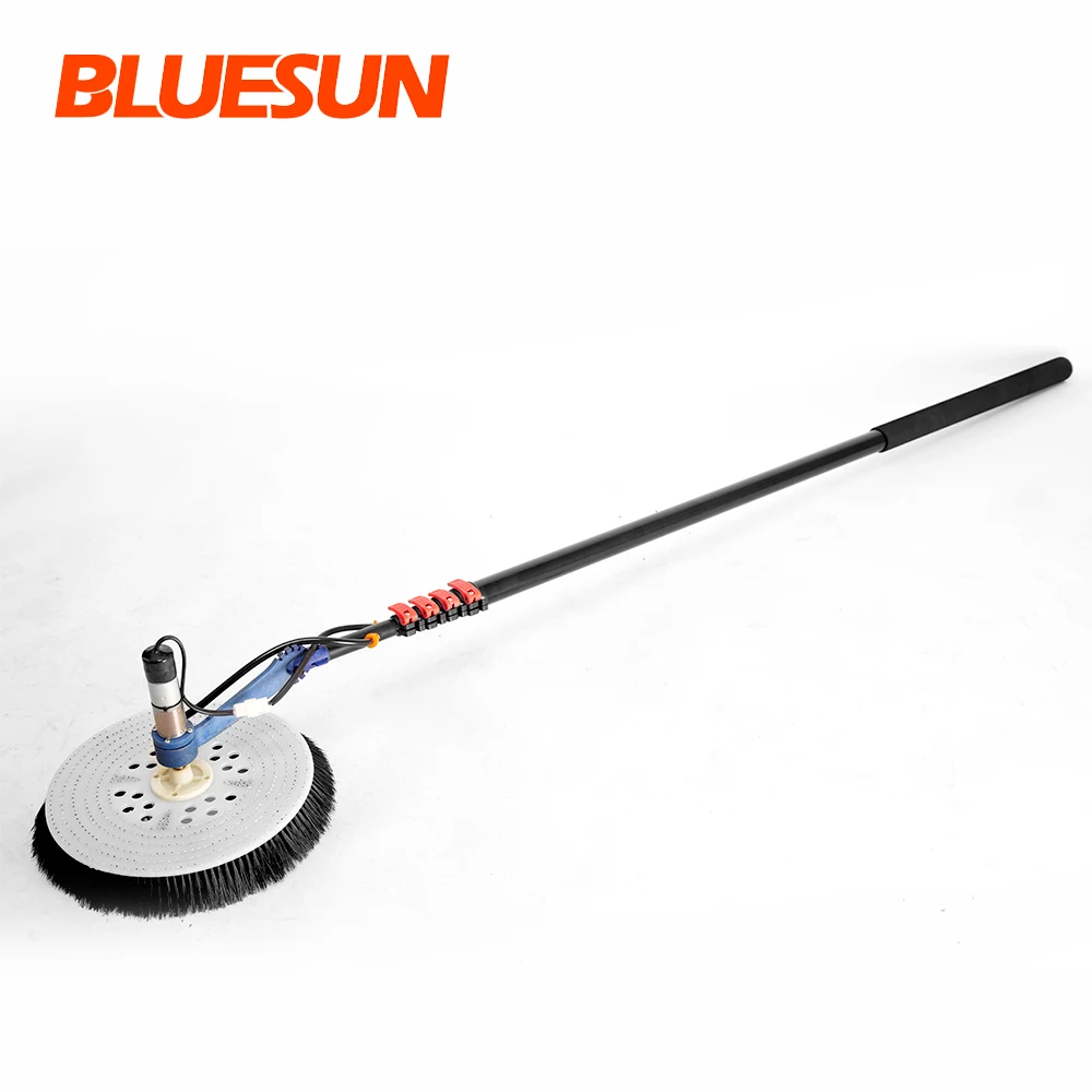 Solar Panel  Cleaning Brush  Customized  Telescopic Handle Solar PV Clean  Roof Photovoltaic Electric Cleaning Toolglobally acce