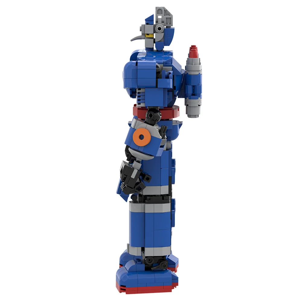 

MOC Gokin Tetsujin 28 Gigantor Robot Model Building Blocks Dieselpunk Anime Action Mecha Bricks Toy Adult Gift For Kid