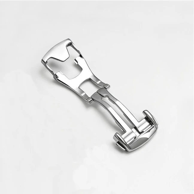 304 Stainless Steel Watch Clasp Deployment Buckle for Omega 14mm 16mm 18mm 20mm 22mm Folding Buckle Men Women Watch Accessories
