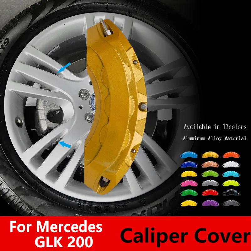 

For Mercedes GLK200 GLK 200 Aluminum Car Brake Caliper Cover