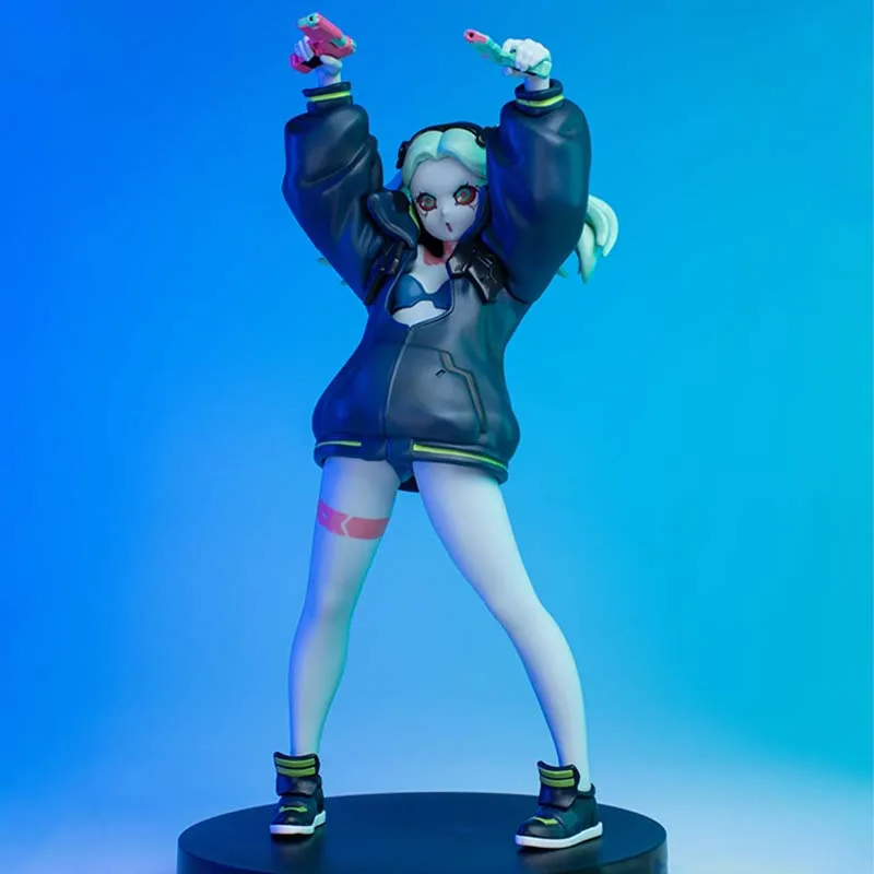 16cm Anime Game Cyberpunk: Edgerunners Rebecca Figure Standing Anime Model Toy Gift Lucy Collection David Martinez Aciton Figure