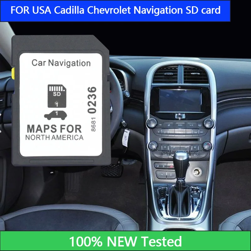 2023 Latest Version 86810236 GPS Navigation Map SD Card Car Chevrolet/Buick/Cadillac/GMC GPS Navigator SD Card North America Map