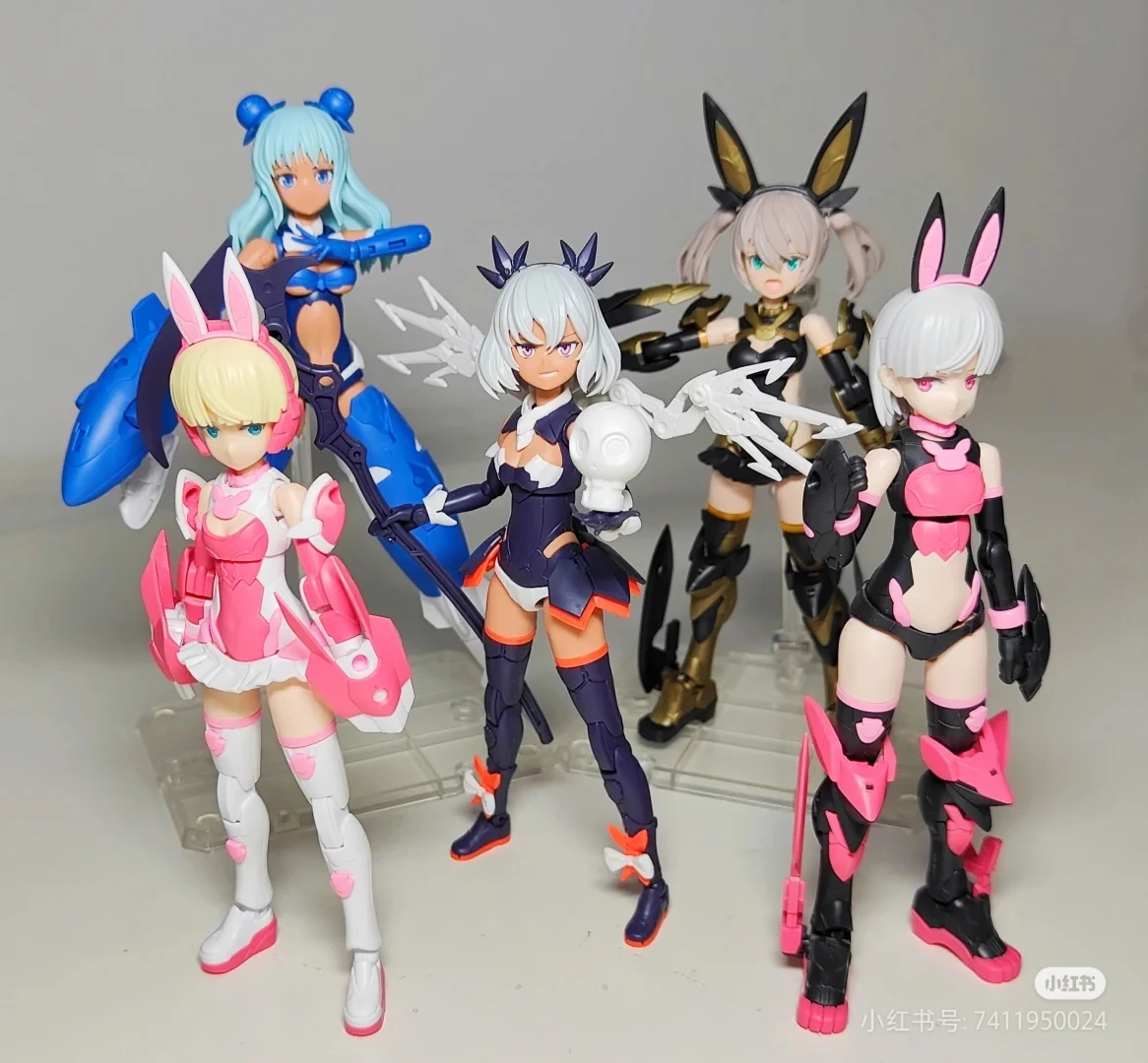 Bandai Original 30 Sis-M00 Minuten Montagemodell Anime Action Sisters Original Ilshana Color C Modellbausatz PVC-Figur Spielzeug