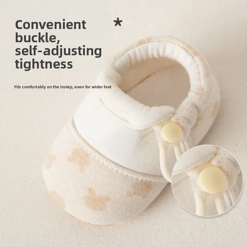 أحذية الأطفال حديثي الولادة والأطفال الصغار أحذية أمامية للربيع والخريف أحذية داخلية فضفاضة ذات نعل ناعم مانعة للانزلاق للأطفال الصغار #4
