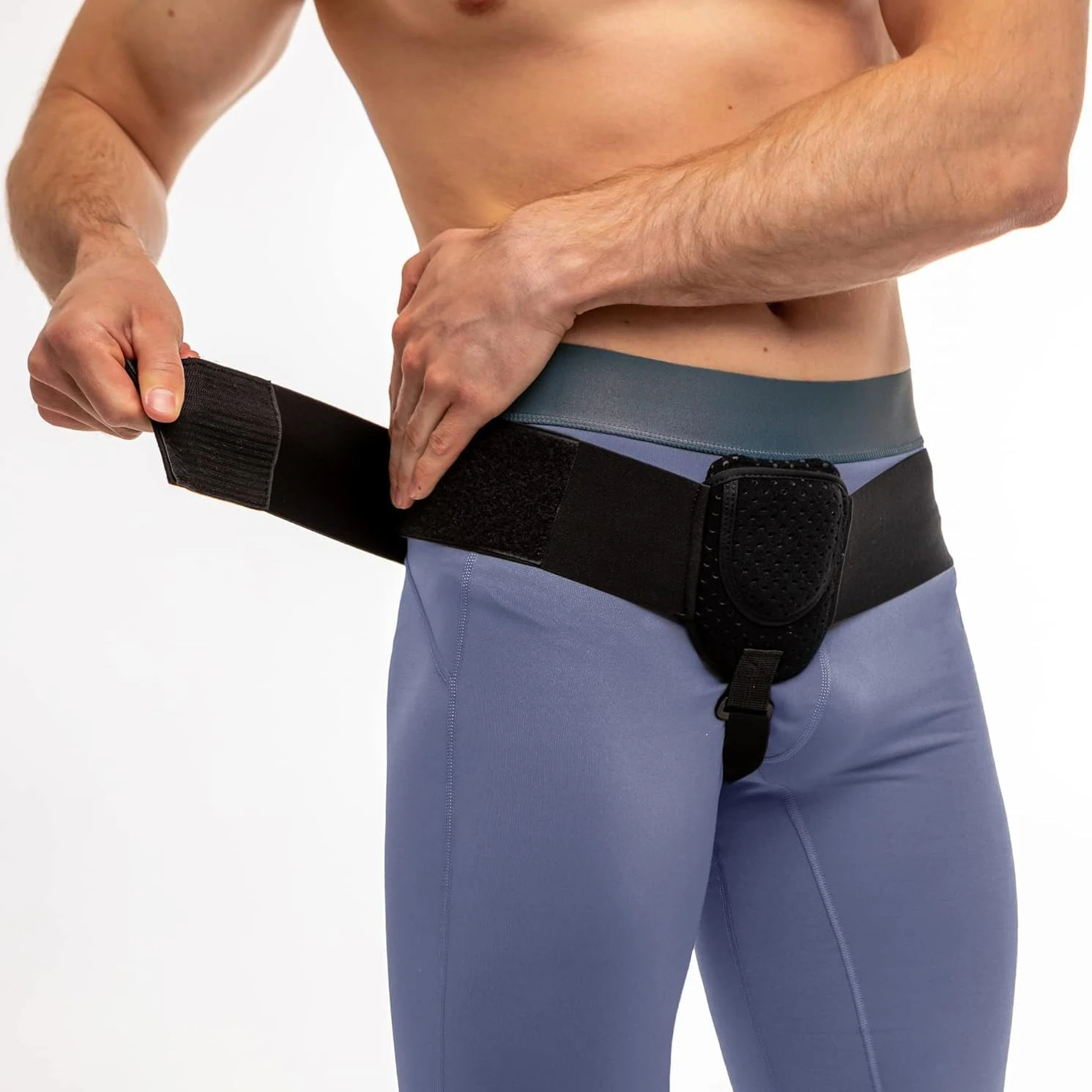 Hernia Guard,Inguinal Hernia Belt For Men,Left or Right Side,Post Surgery, Support Truss , Groin Hernias,Adjustable Waist Strap