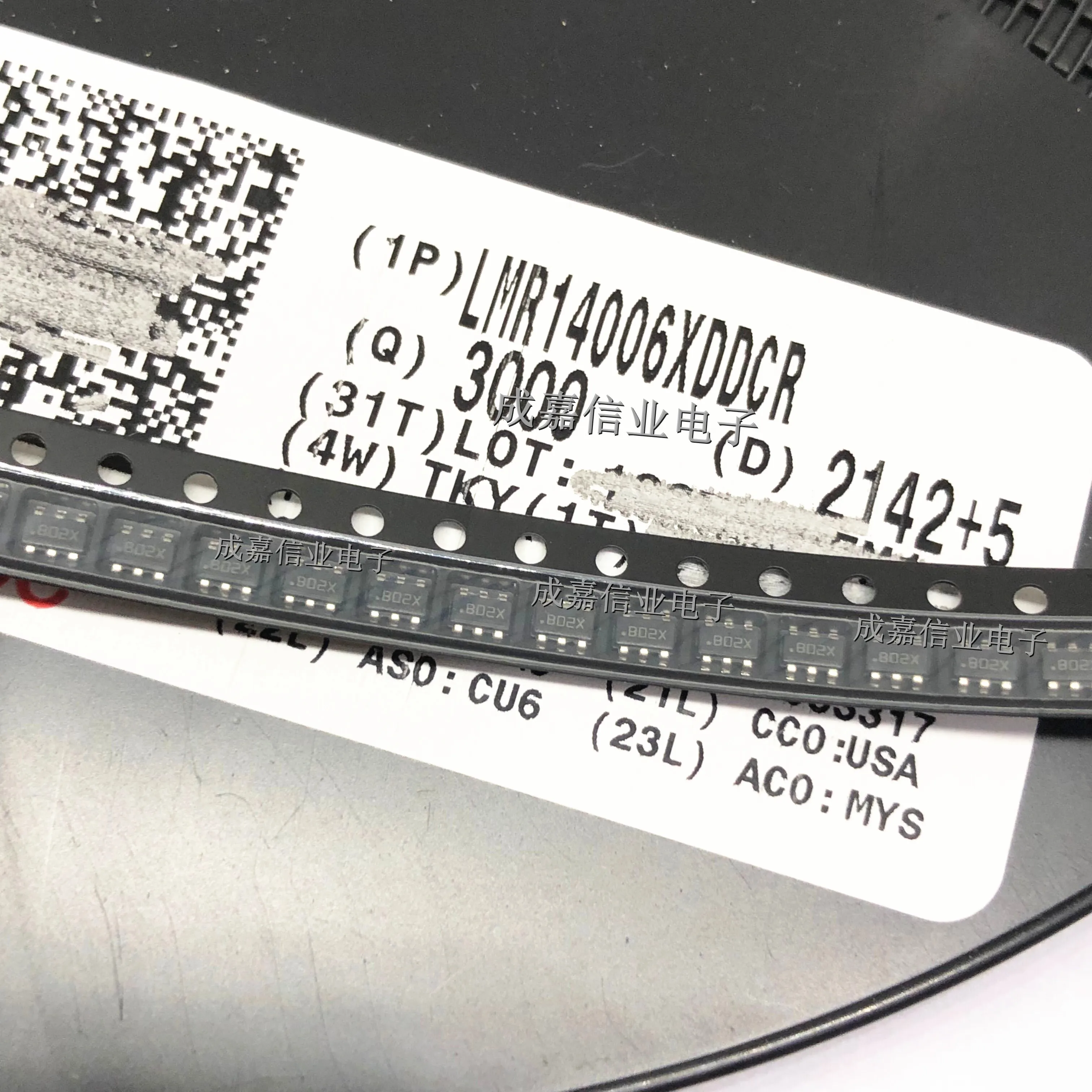 10 unids/lote LMR14006XDDCR SOT-23-6 marcado; B02X Conmutación de reguladores de voltaje ancho Vin 40V 600mA regulador Buck