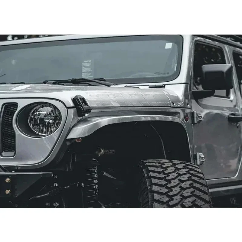 

Factory Hot Selling 4X4 accessory Body Kit Front and Rear Fender Flares Mudguards Splash Guard Wheel Eyebrow For Wrangl