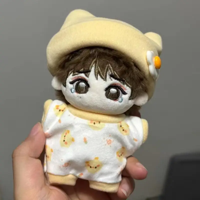10 سنتيمتر القطن دمية النوم Mengmeng 10 سنتيمتر تسلق الملابس لا سمة القطن دمية ملابس الطفل دعوى العامة Kawaii خلع الملابس