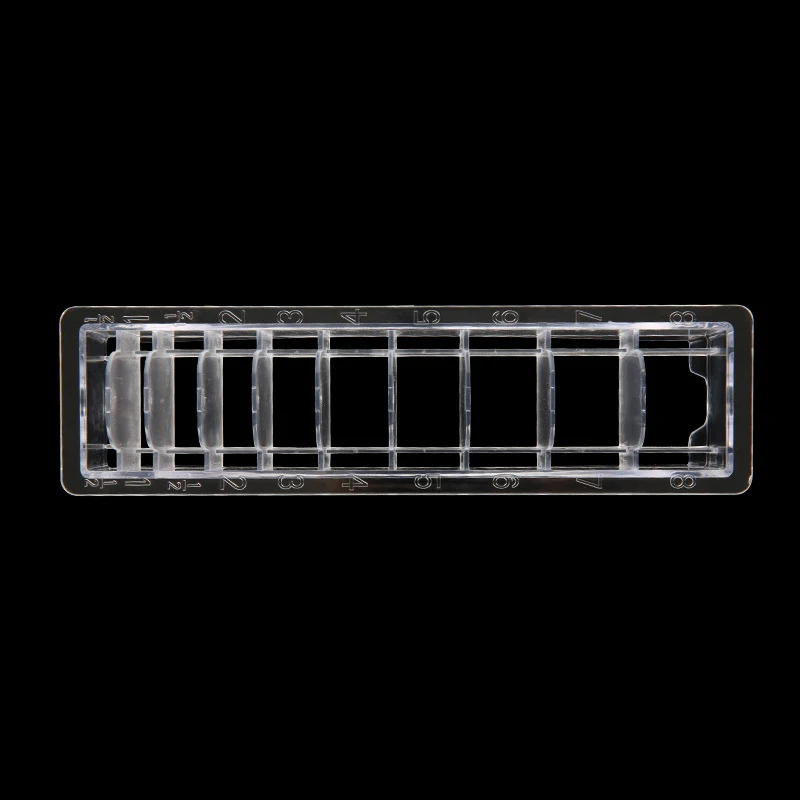 10 Grid Guide Limit Comb Storage Box Electric Hair Clipper Rack Holder Organizer Case Barber Salon Hairdressing Tools