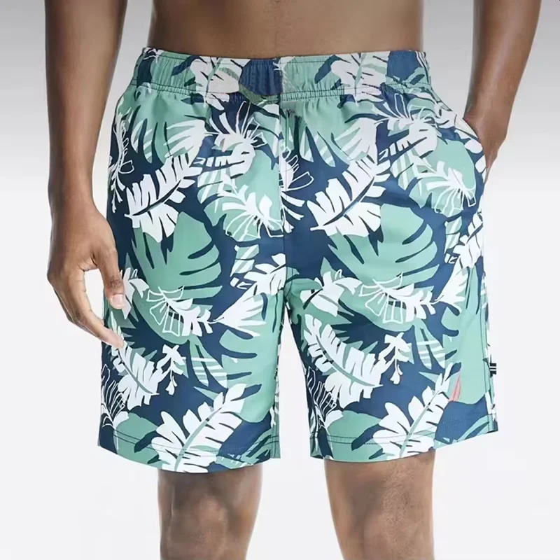 Summer Waterproof Men's Board Shorts Thin Comfortable Breathable Sweat-absorbing Quick Drying Sports Fitness Shorts