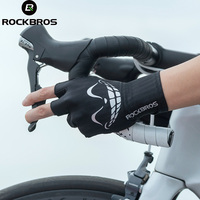 ROCKBROS Cycling Bicycle Gloves Summer Half Finger MTB Road Gloves Shockproof Anti-Slip Goloves For Bicycle Bicycle Accessories