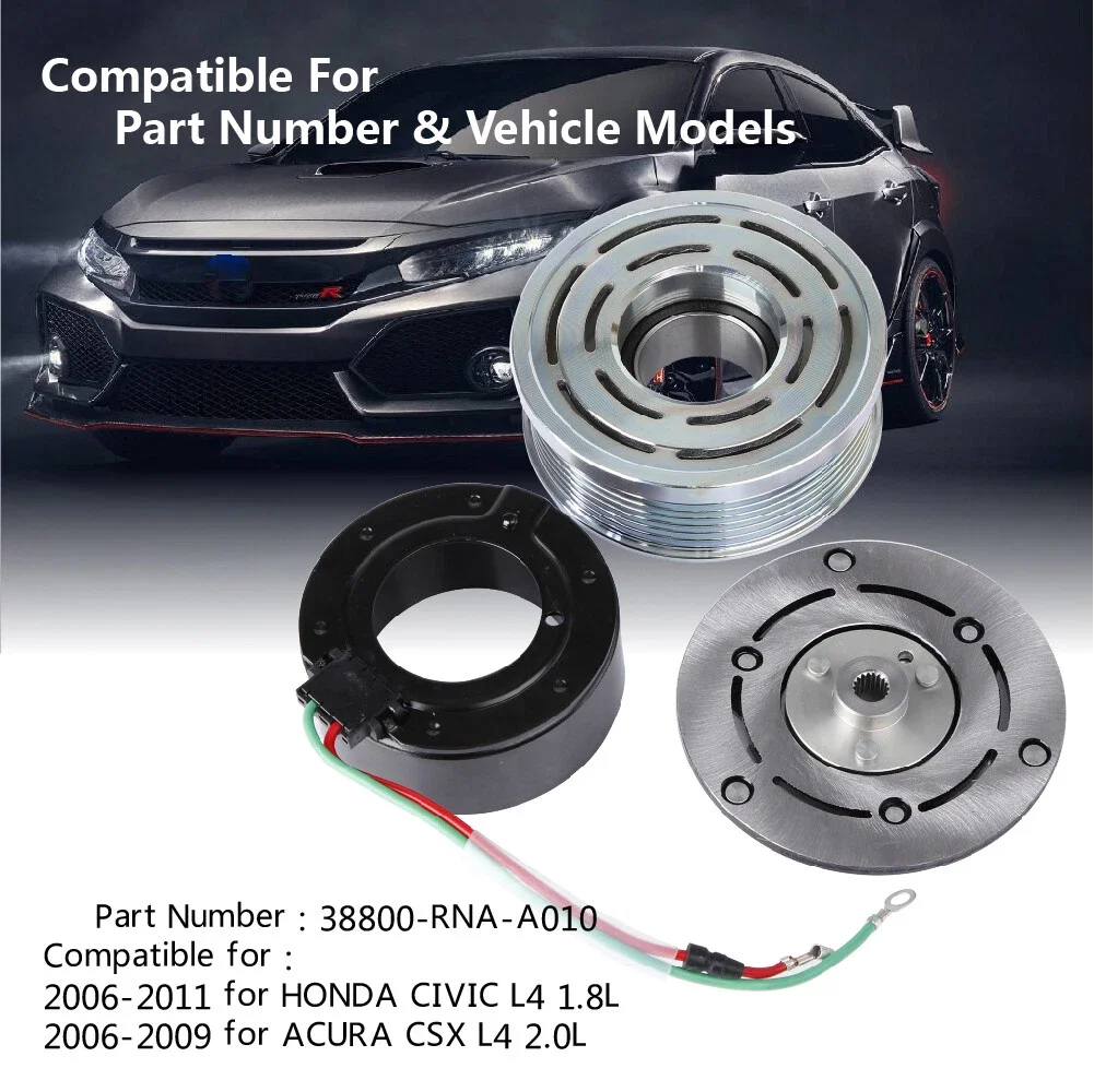 A/C AC COMPRESSOR KOPPELING KIT VOOR HONDA Civic 2006-2011 1.8 LITER 10361921 4901