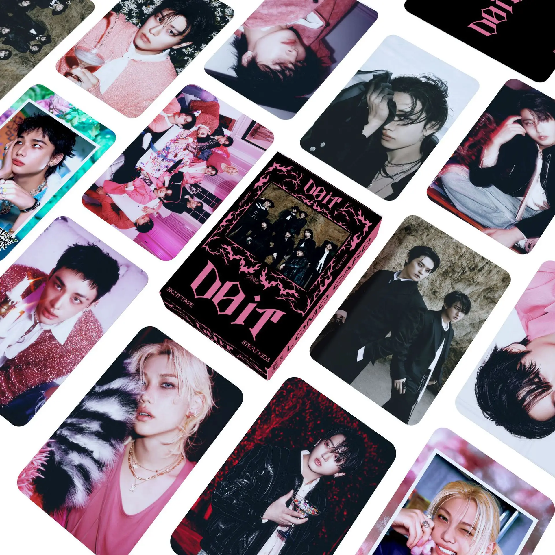 ألبوم KPOP الجديد من Stray Kids SKZOO DO IT بطاقات LOMO ذات وجهين ليزر PVC قابلة للجمع، هدية مجموعة المعجبين، هدية العطلات فقط