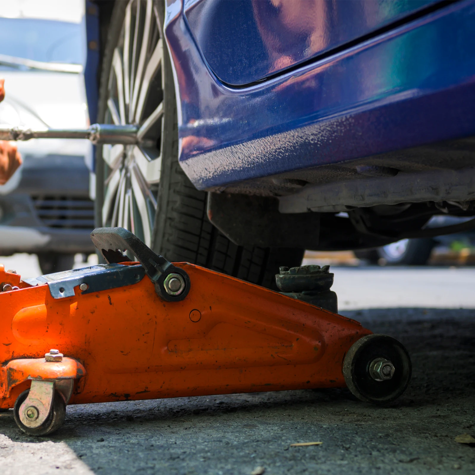 

Hydraulic Horizontal Jack Front Wheel 2.5 Ton Steel Swivel Caster Trailer Accessories Easy Replacement Durable Reliable