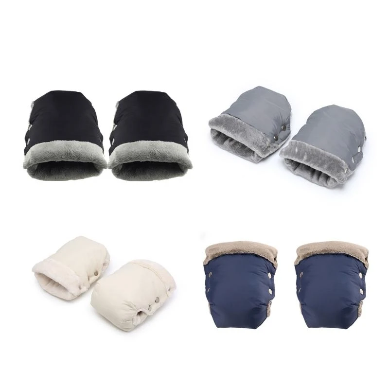 

Stroller Hand Muff Mittens for Pram Universal Pushchair Hand Warmer Gloves Splashproof Handmuffs for Cold Weather 4XBC