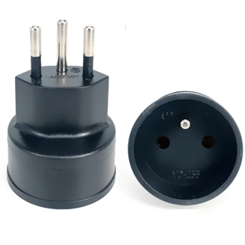 Europejska Francja DO Szwajcarskich wtyczek Adapter podróżny Wtyczka 3-pinowa 10A 250V Wtyczka zasilania UE do Szwajcarii Wtyczka elektryczna