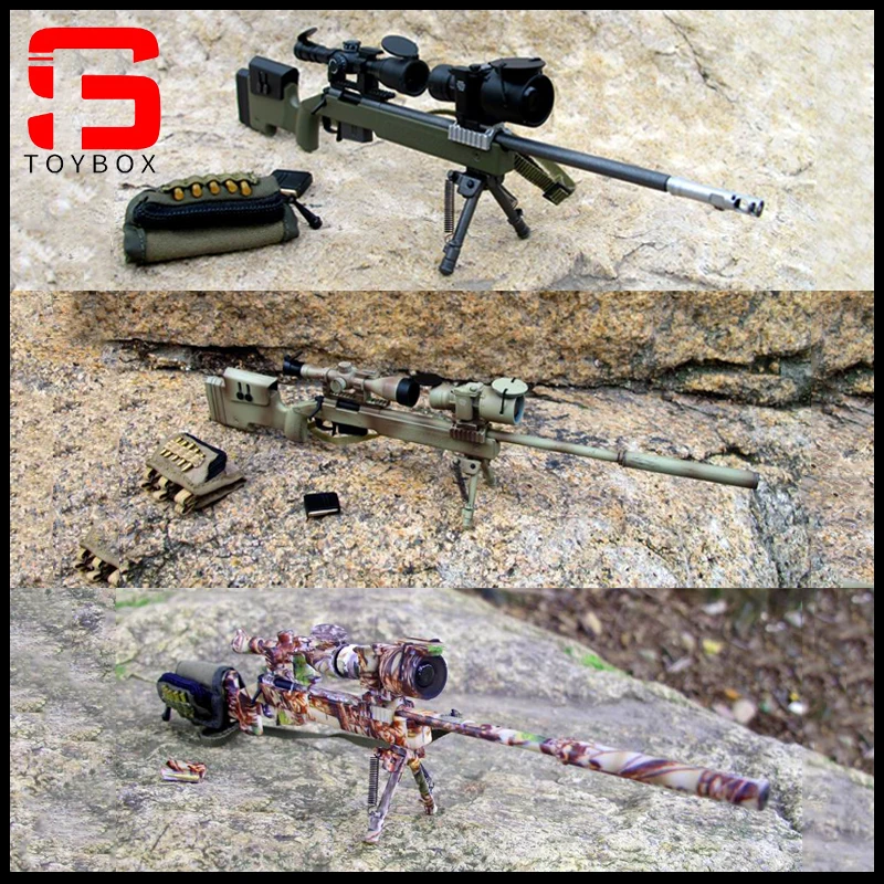 ZYTOYS ZY8024 1/6 Scale M40A5 USMC Sniper Rifle Model Plastic Soldier Gun Weapon Scene Props Fit 12'' Action Figure Body Dolls