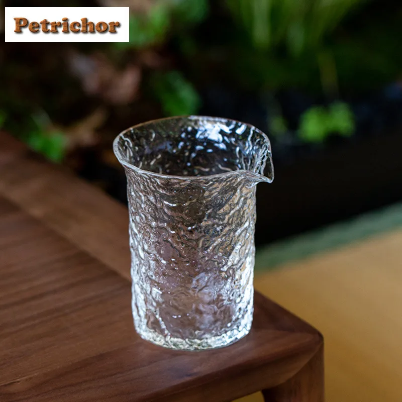 

175ml Glass Cloud Patterned Tea Pitcher Pour Tea Cha Hai Dispenser Household Justice Cup Dahongpao Fair Mug Teaset Supplies Gift