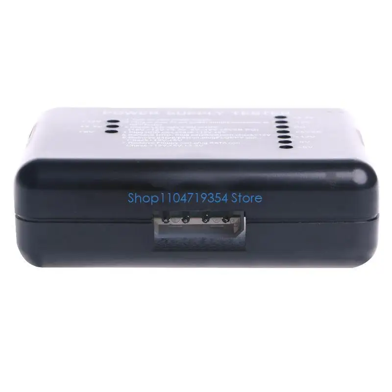 0XLD 1Pcs NEW Black 20 24 Pin PSU ATX for HD Power Supply Tester