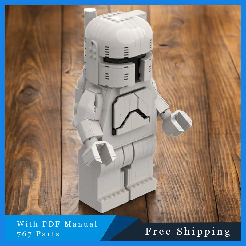 767개 스타 배틀 시리즈 화이트 업스케일드 피규어 블록 모델 어린이 창의적 DIY 조립 전시 장난감 선물
