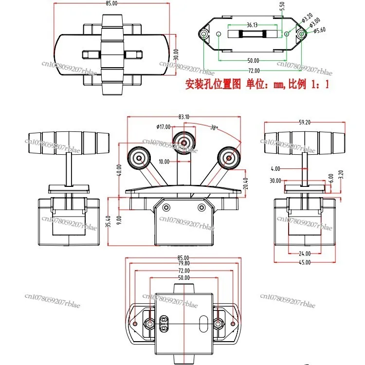 Xiaolong Electric Appliance Factory Pin 78b Damping Positioning Rocker Single Axis Joystick High Precision Industrial Push