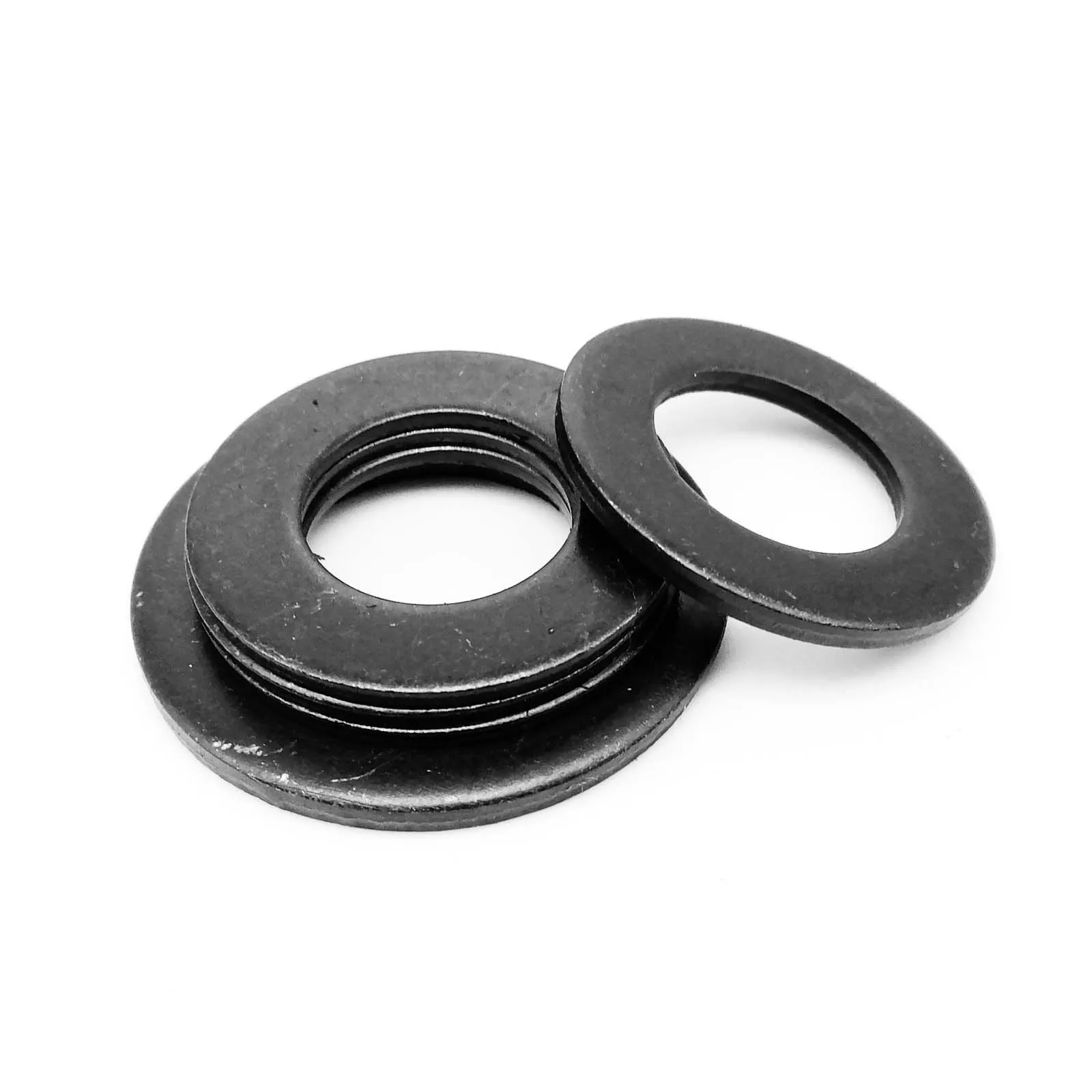Flat Washer Plain Gasket Ring Spacer GB97 DIN125 Black Carbon Steel M2 M2.5 M3 M4 M5 M6 M8 M10 M12 M16