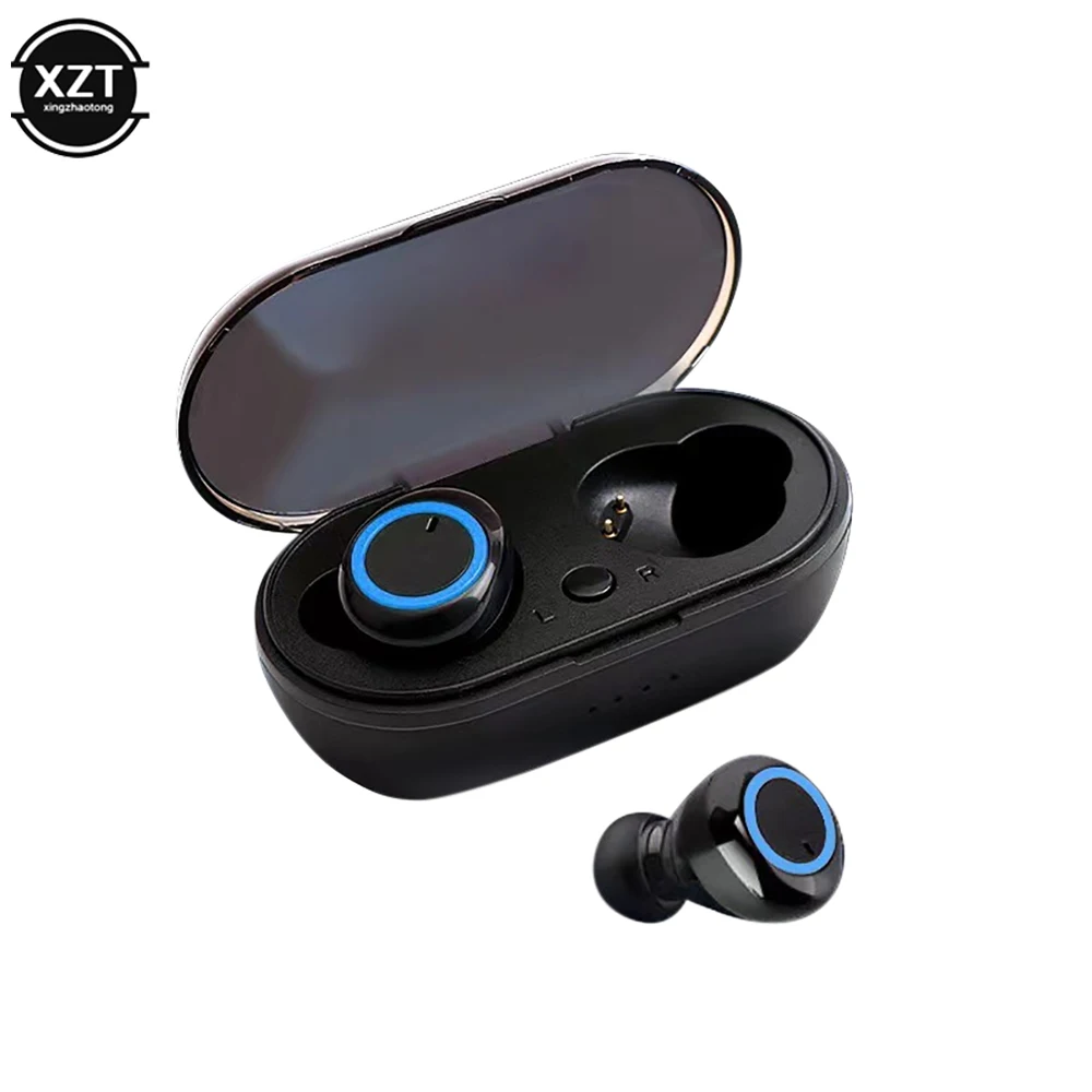 Bluetooth-compatible 5.0 Headset Sports Outdoor Wireless Earphone Touch In-ear Headphone with Charging Case