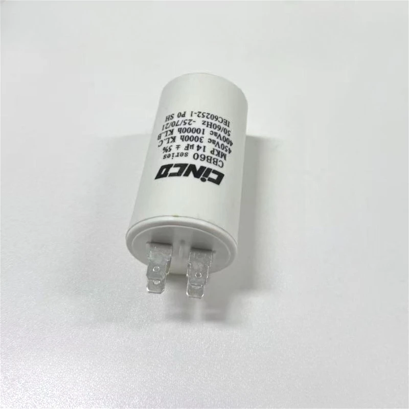 1pcs CBB60 Series Starting Capacitor 14uF Motor Capacitor 50 / 60Hz 450VAC with M8 Screw for Electric Motor/Washing Machine