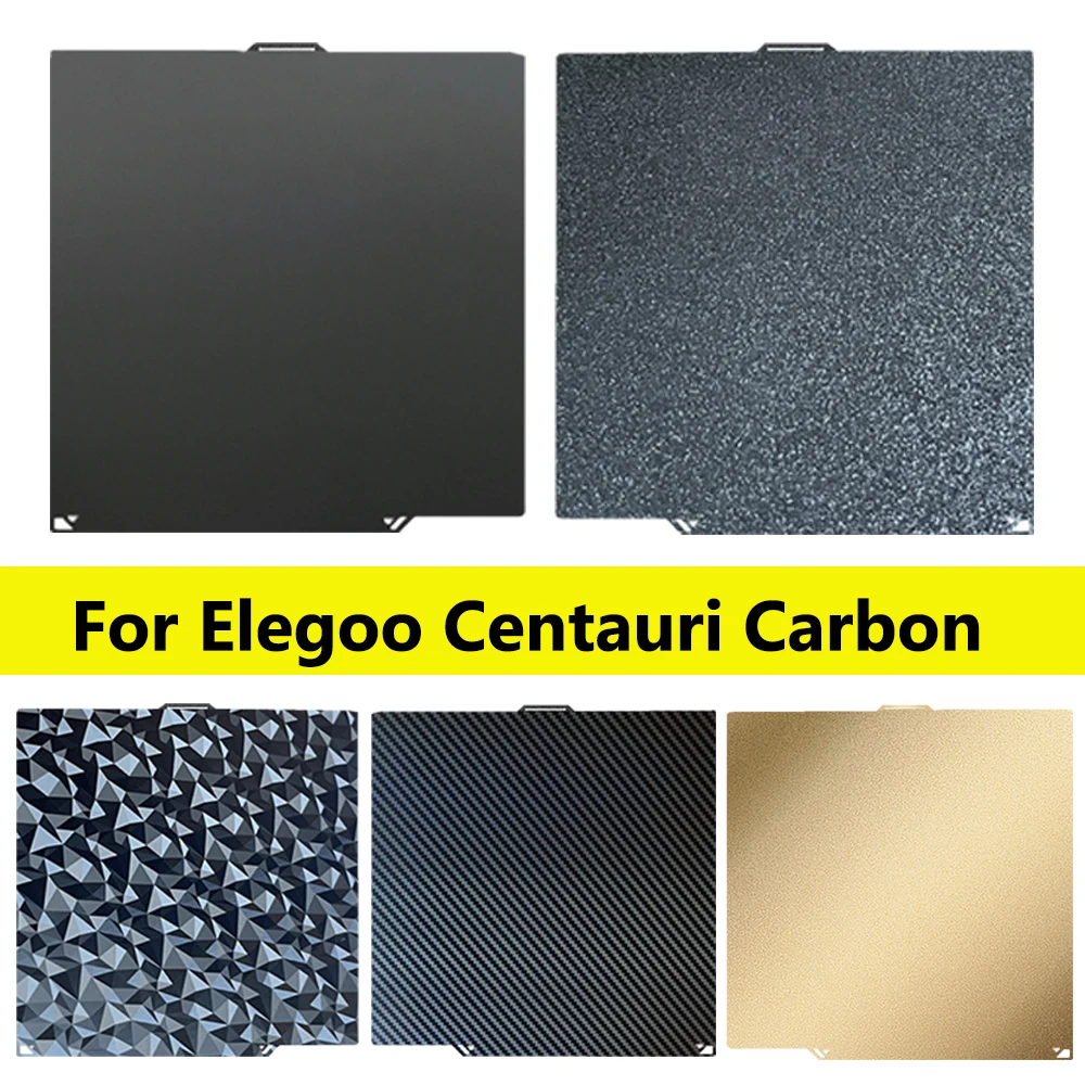 السلس PEO PET PEI لوحة ل Elegoo Centauri الكربون بناء لوحة 260x271 مللي متر مزدوجة الجانب مرنة غطاء سرير Pei ل Centauri الكربون