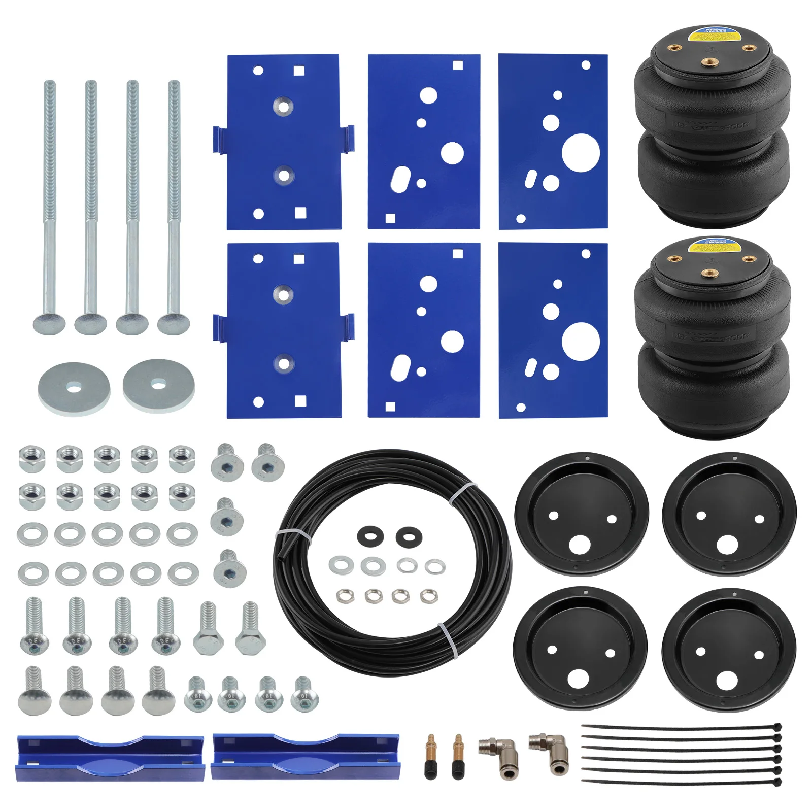 5000lbs Rear Air Suspension Spring Bag Leveling Kit for Do dge Ram 2500 Pickup 2014-2026