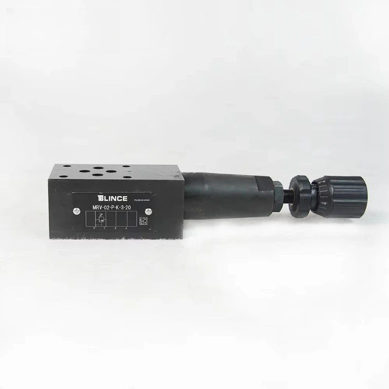 Modular Stack MRV-02 Hydraulic Pressure Relief Valve For Yuken Hydraulic Manifold Block