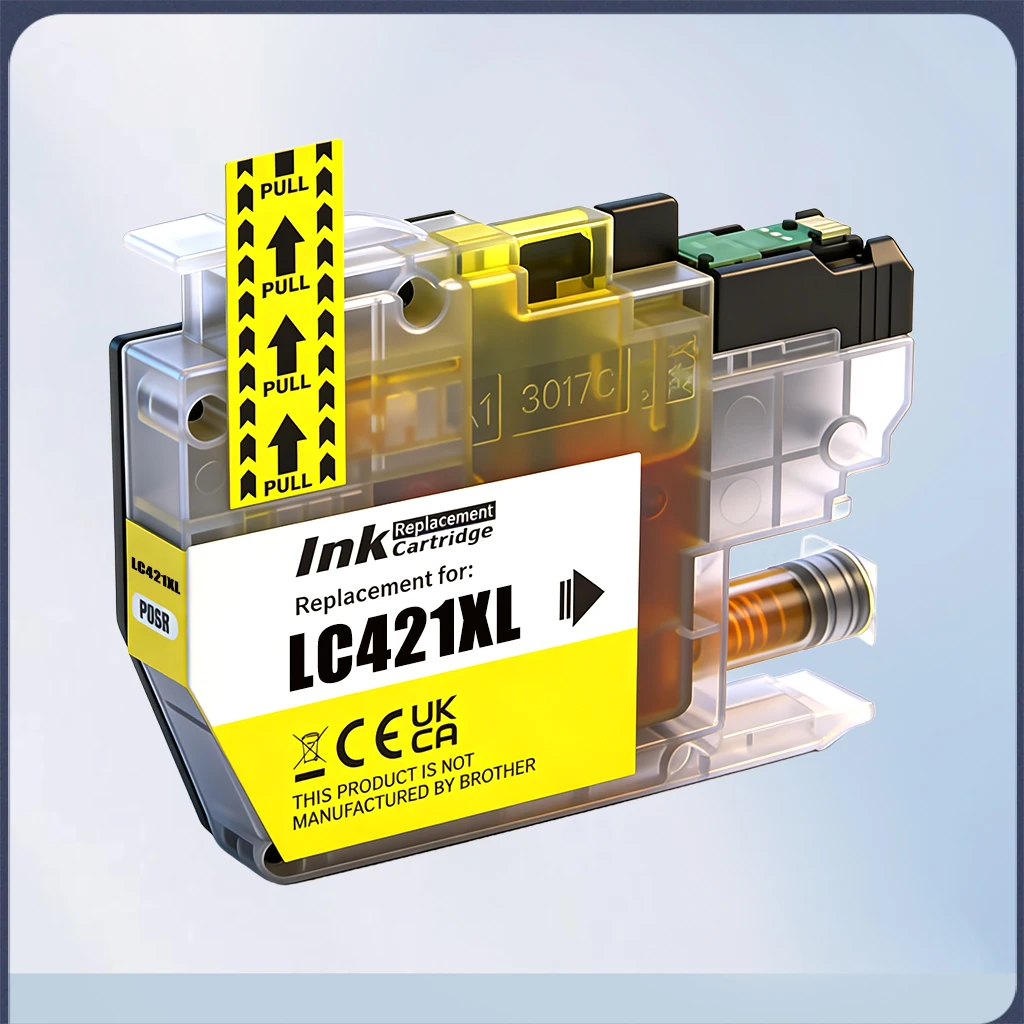 Wkład atramentowy Brother LC-421 LC421XL LC421 kompatybilny z drukarkami Brother DCP-J1050DW DCP-J1140DW DCP-J1800DW MFC-J1010DW — zdjęcie produktu 2