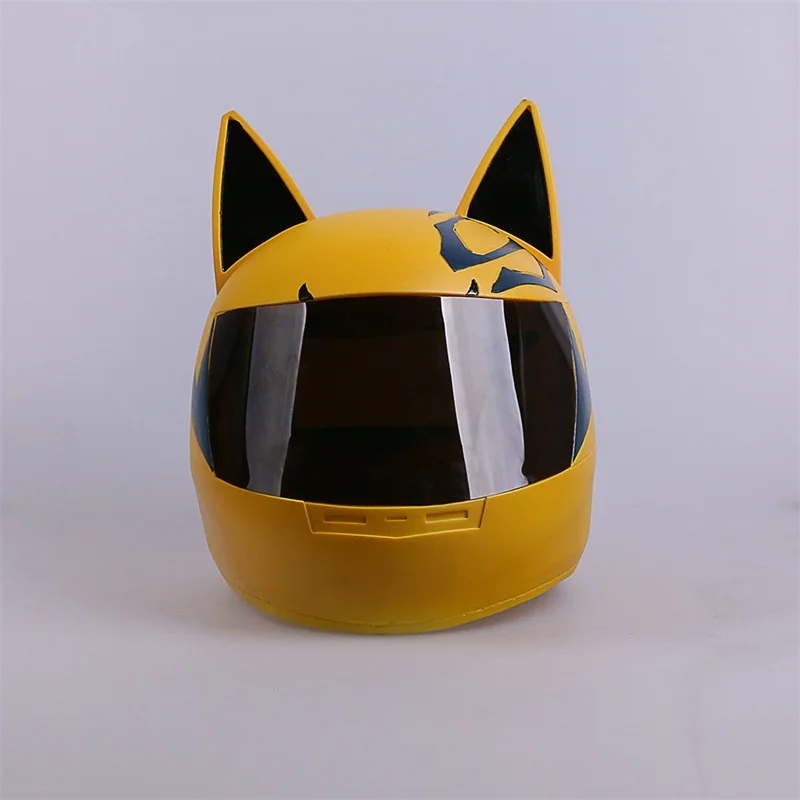 ¡Anime DuRaRaRa! Casco de carreras Celty negro PU mono Sturluson Cosplay ropa casco PVC Anime Cos Props para hombres y mujeres