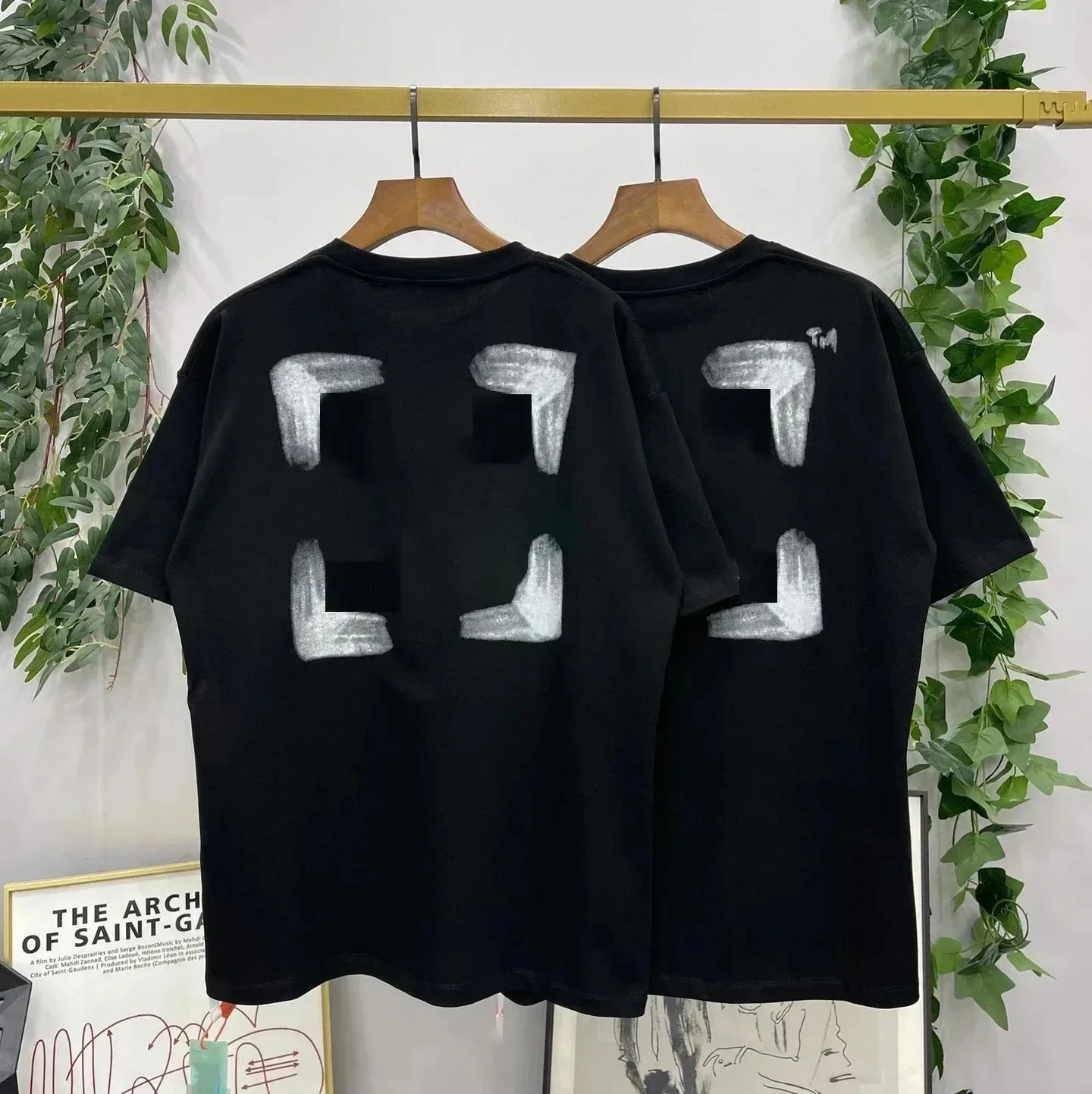 2026 New High-end Brand Logo Print Summer Stylish Cotton Loose T-shirt Tops Crew Neck Oversize Men's Clothing Tees EU Size S-4xl