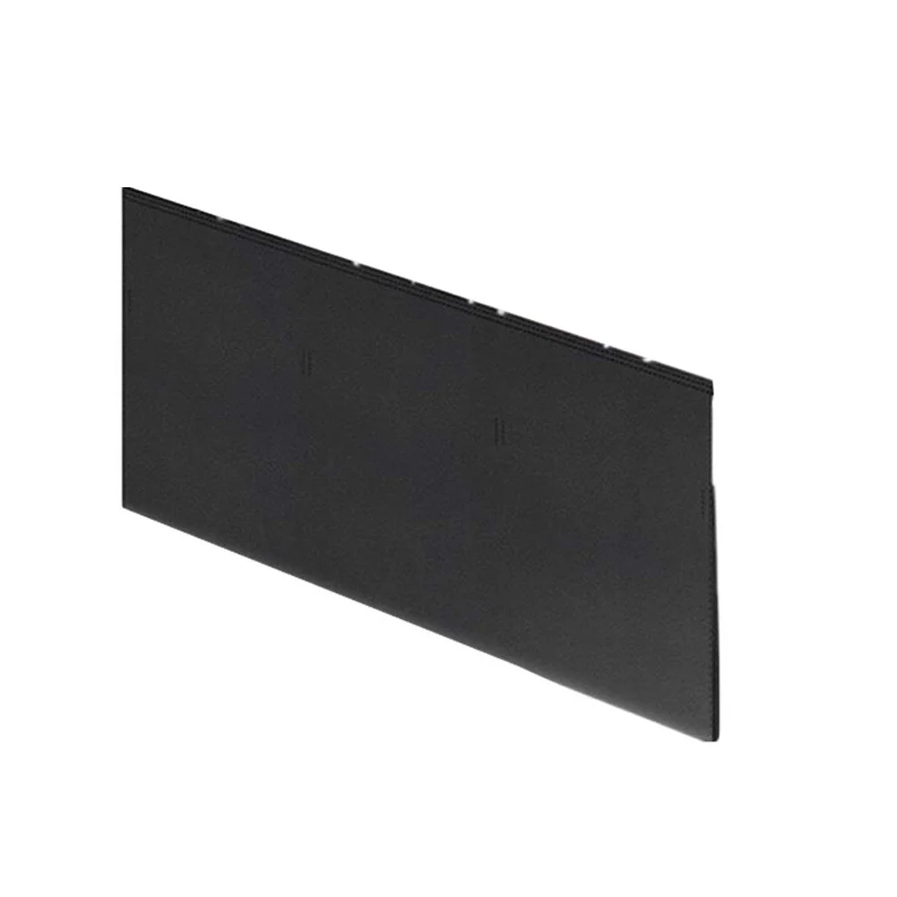 Black 210D Oxford Under Desk Privacy Panel With Wire Pocket For Cable Management And Office Home Workspace Organization Storage