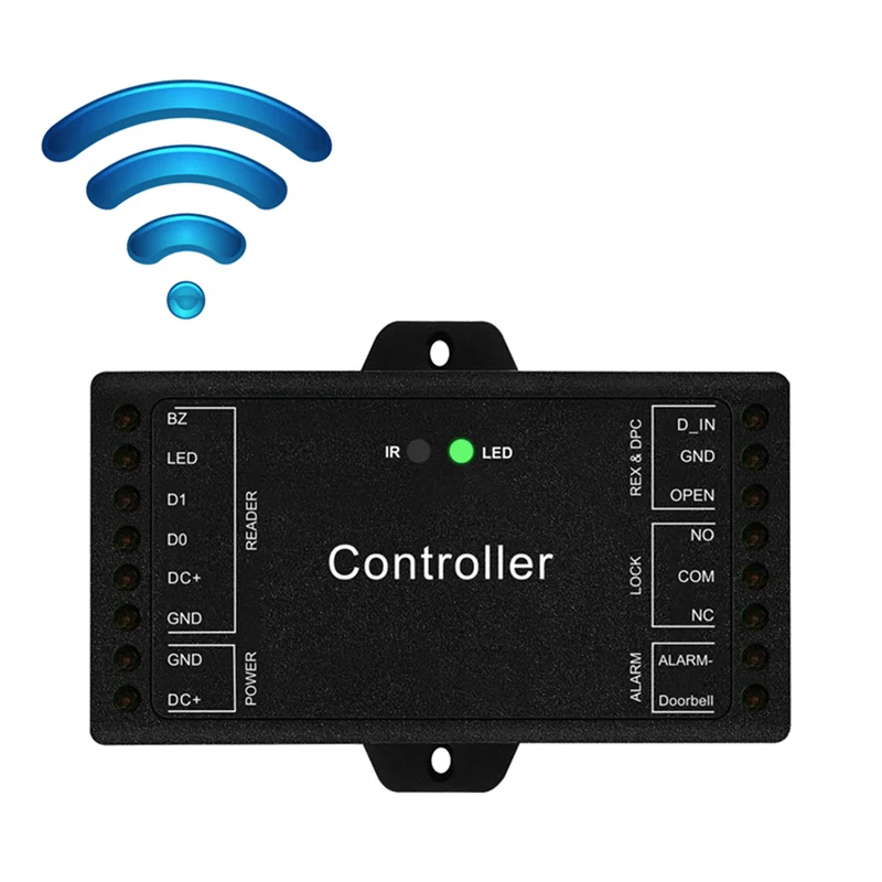 Y51A-2X TUYA Wifi Controller Single Door Remote Control Access Control Board Panel 12V Wiegand 26-44 Bits Input 1000 User