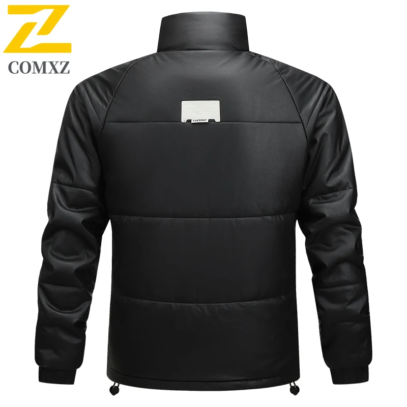 2025 New Winter Jacket Men Vintage Casual Quilted Coat Hooded Fake Two Piece Scratch Resistant  Fashion​ Windproof jacket ​