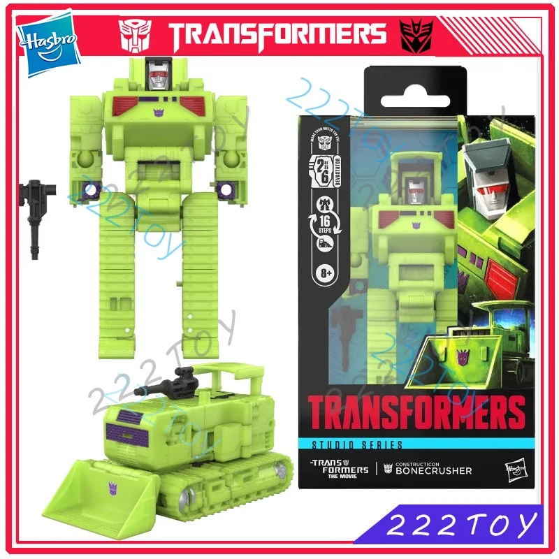 

New Hasbro Transformers Classic Toys The Movie1986 Deluxe Class Bonecrusher Action Model Figures Robot Toy Collect Hobbies Gifts