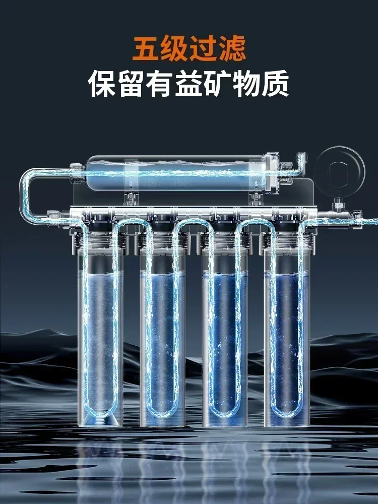 Purificador de agua de acero inoxidable, grifo de cocina, filtro de purificación de agua, purificador de agua de ultrafiltración para el hogar, potable directo