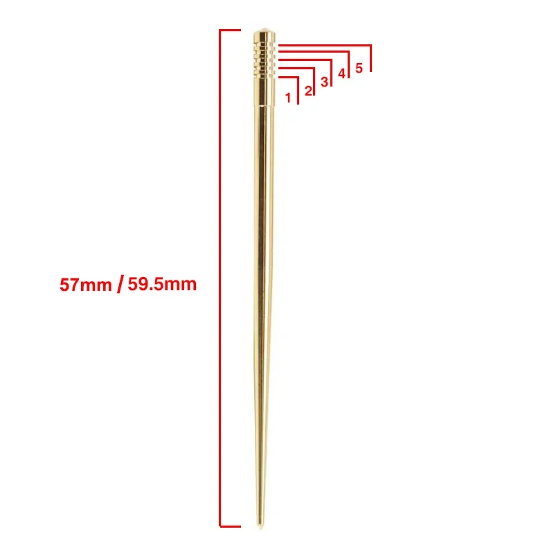 N427-46 JJH Racing Modified Motorcycle Carburetor Main Nozzle Jet Oil Needle Needles For Keihin Mikuni PWK 21 24 26 28 30 32 34