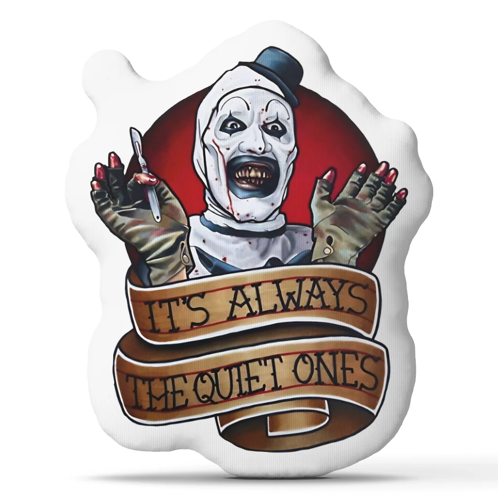 terrifier 2 Cushion Irregular Stuffed Throw Pillow Home Decor Gift Sofa Bed
