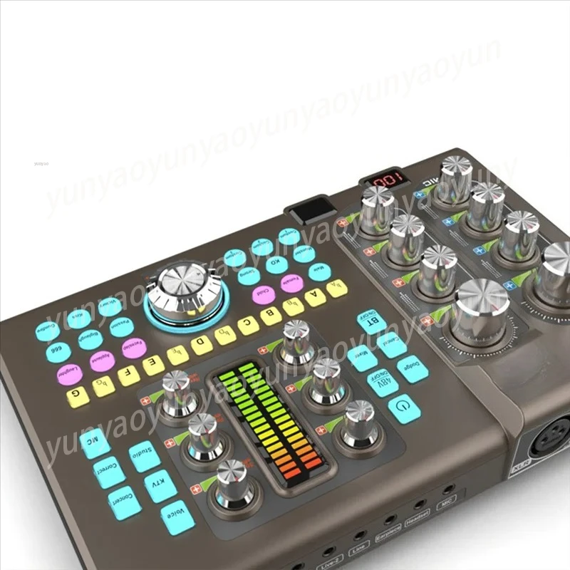 B29C-SK80 Bluetooth Five Channel Stereo Sound Card with Singing Function for Outdoor Live Broadcast