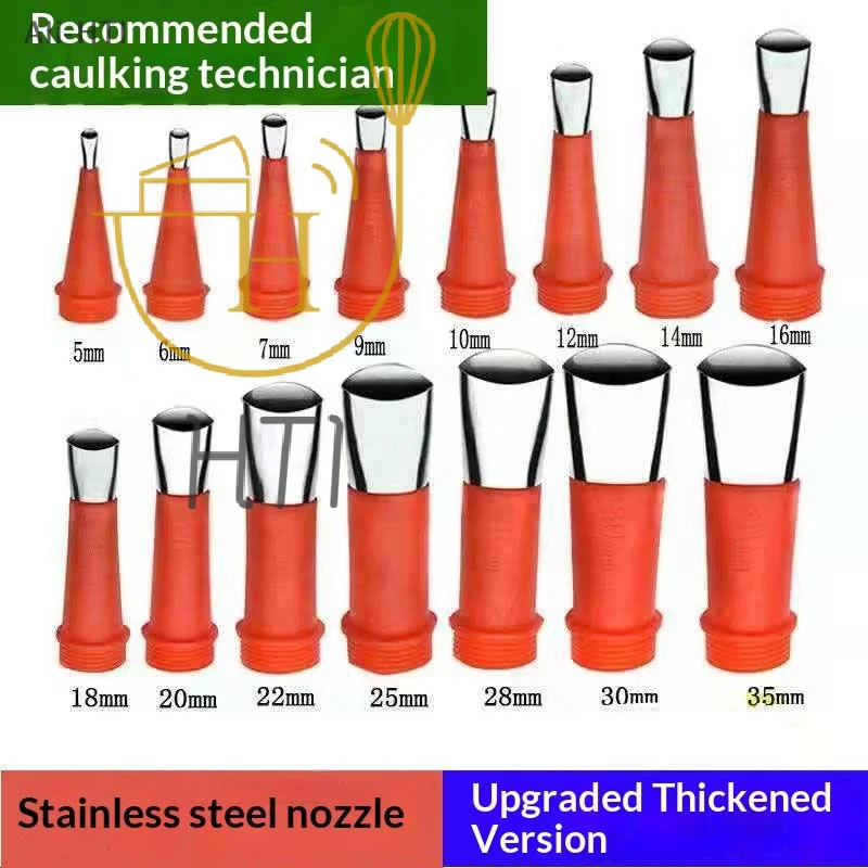 5/23 Pcs Stainless Steel Silicone Sealant Tool Set Multifunctional Caulking Kit for Bathroom Kitchen Wall Floor Tile Sealing