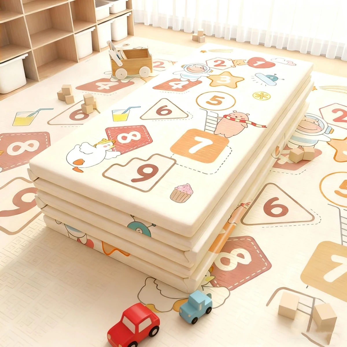 Children's Carpet in The Nursery Climbing Pad Foldable Baby Play Mat Non-Toxic Educational Kids Rug Activitys Games Toys 180*100