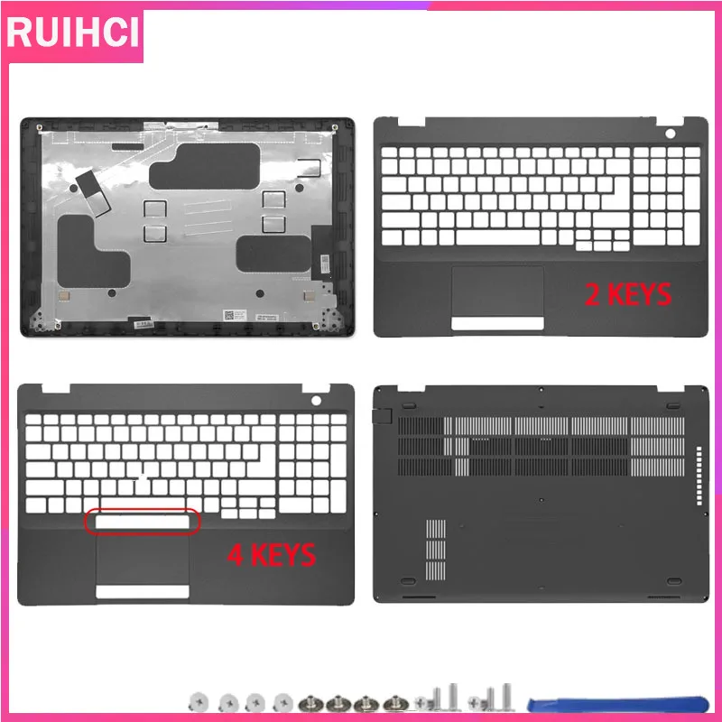 

For DELL Latitude 5500 E5500 LCD Back Cover Front Bezel Palmrest Lower Bottom Case 01KW4W 1KW4W