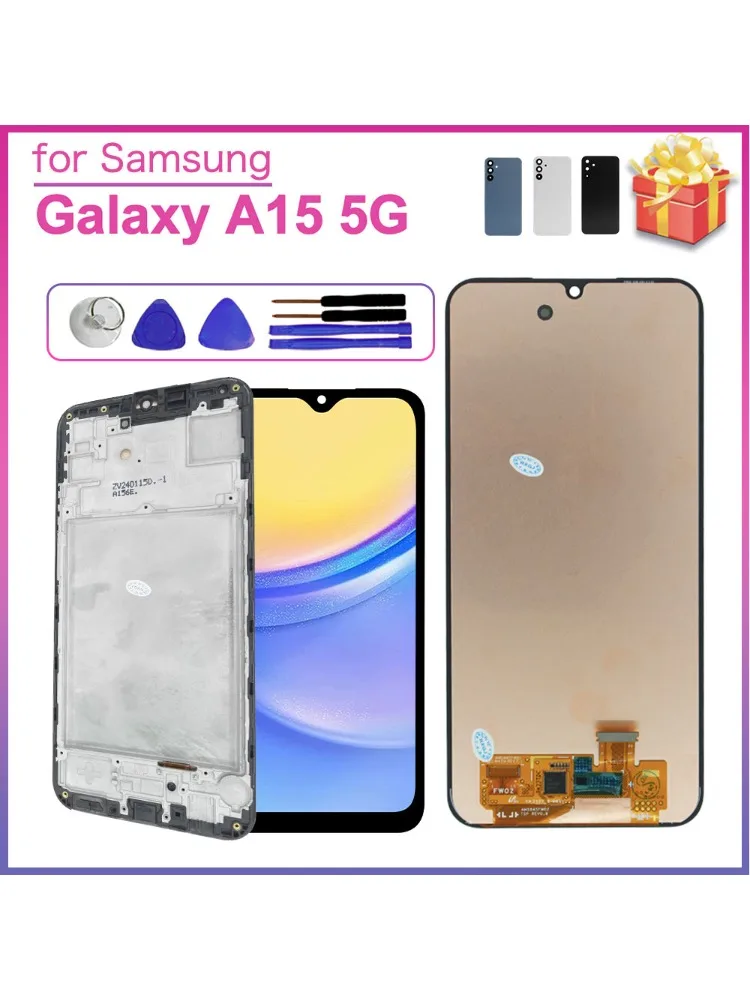 Wyświetlacz LCD do Samsung Galaxy A15 5G A156B A156U A156E, ekran dotykowy, digitizer, kompletny moduł wyświetlacza do Samsung Galaxy A15 5G — zdjęcie produktu 7